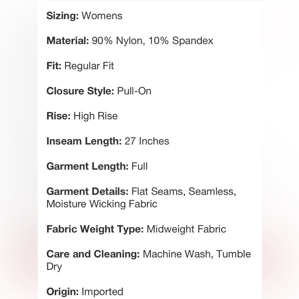 Women's Seamless High-Rise Leggings - All In Motion™ Pink L new - Picture 7 of 7
